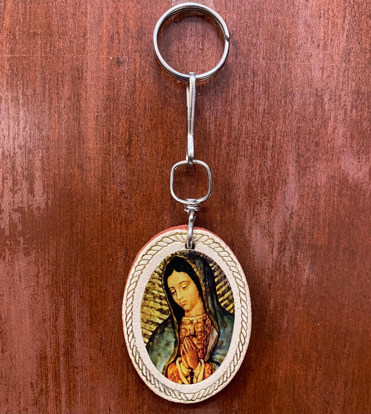 Virgen de Guadalupe Face Key Chain