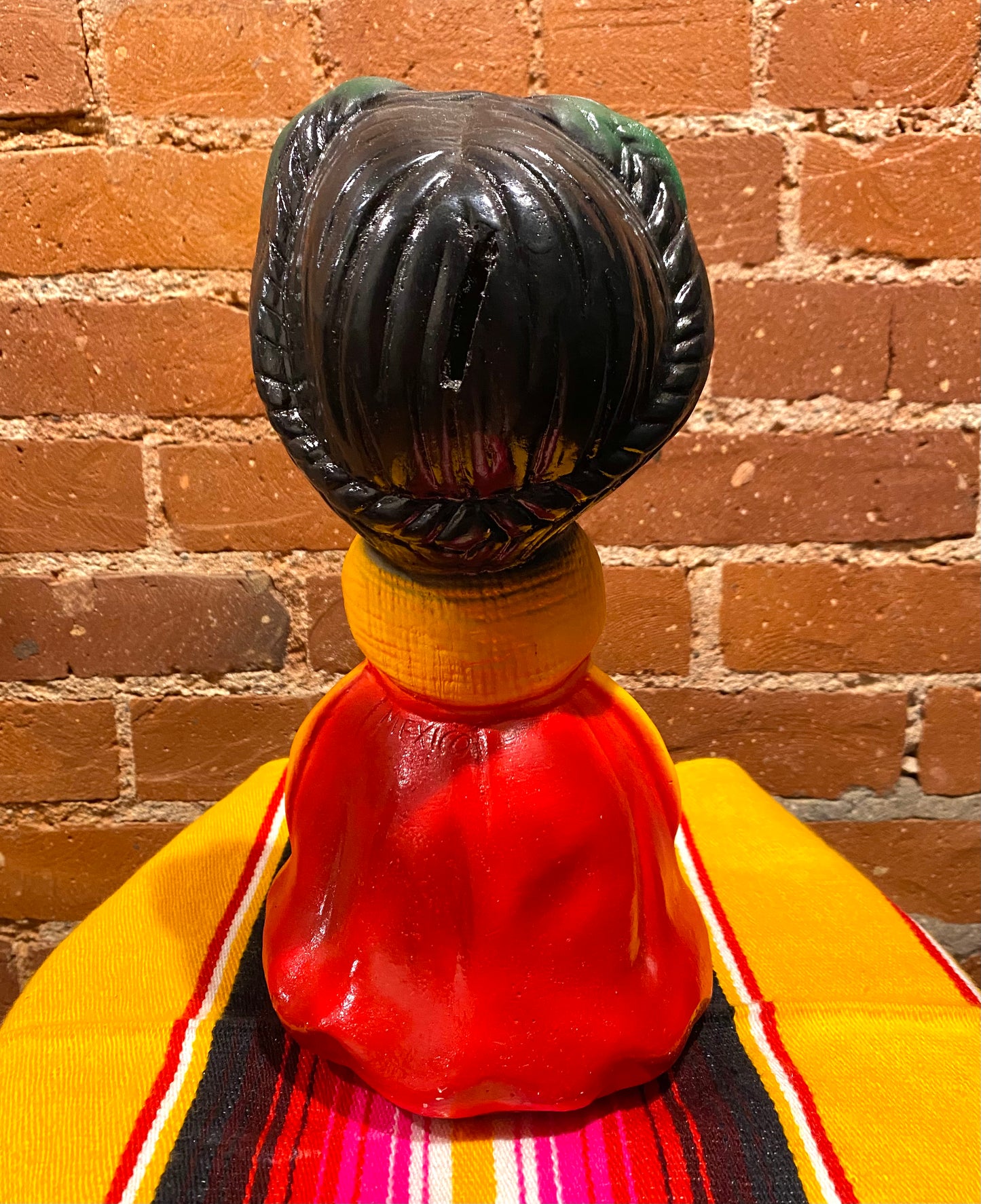 Frida Kahlo Piggy Bank Yellow and Red