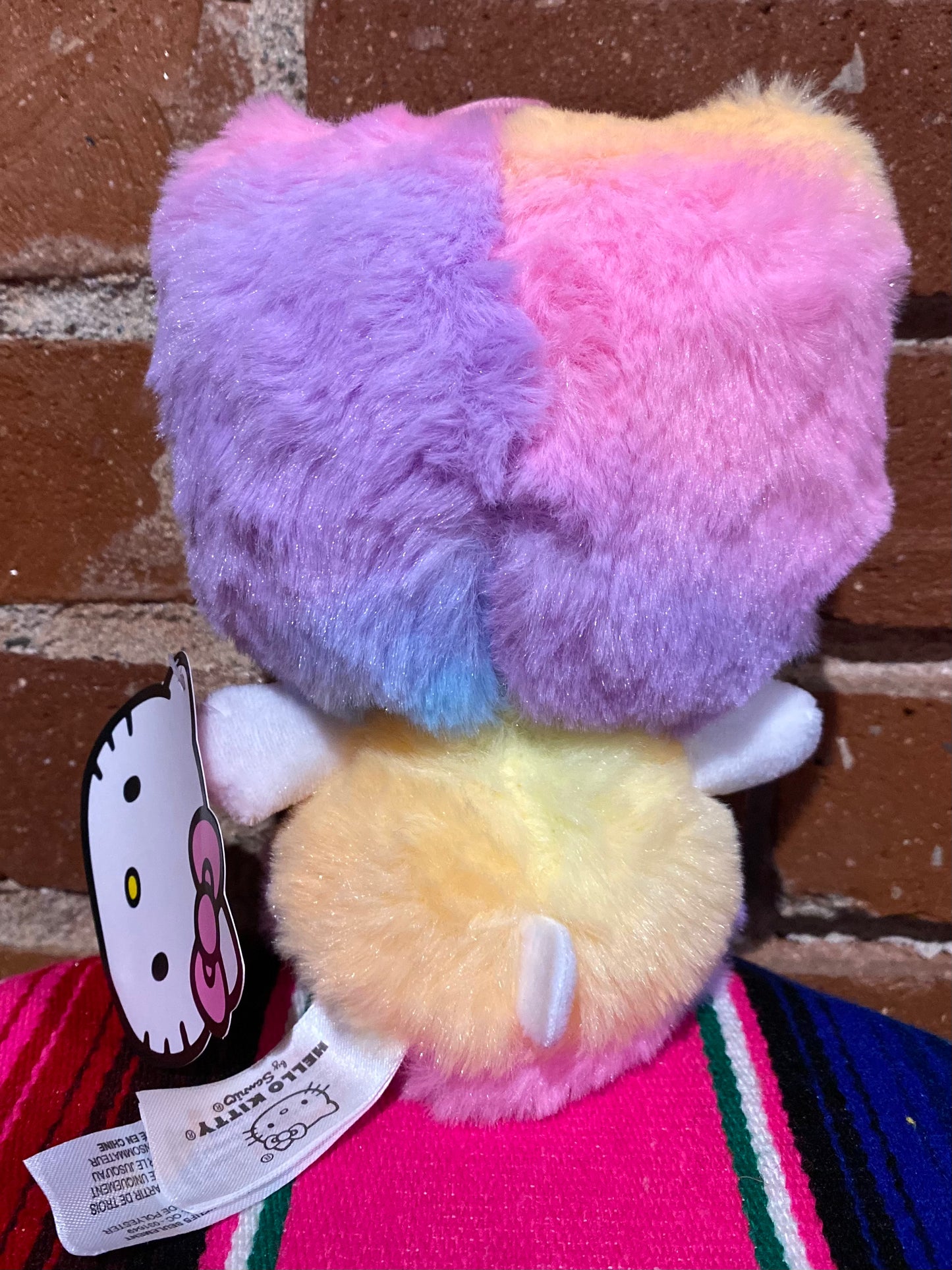 Hello Kitty in a Fluffy Colorful Costume Small Plush