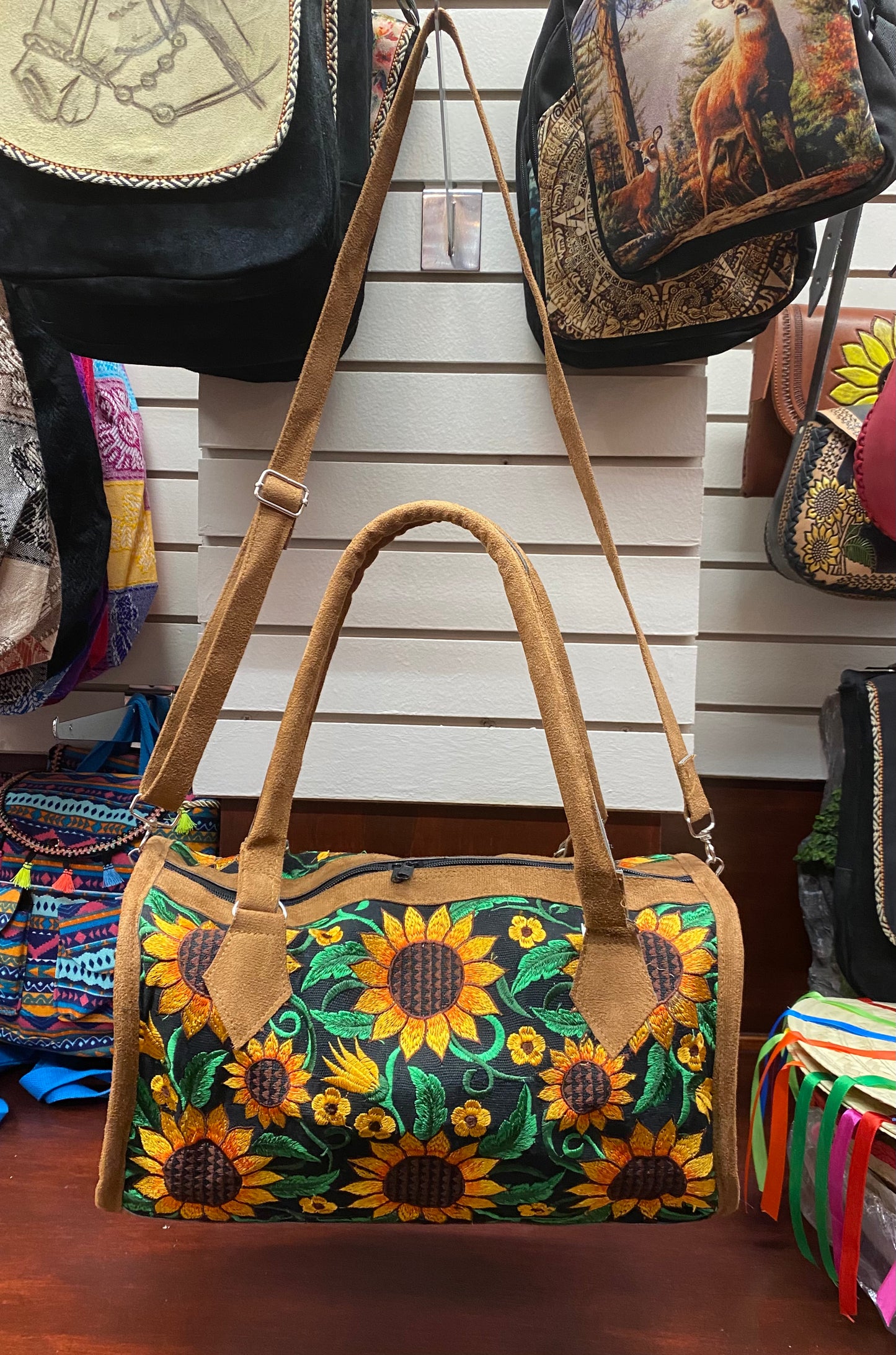Girasol Embroidered Duffle Bag