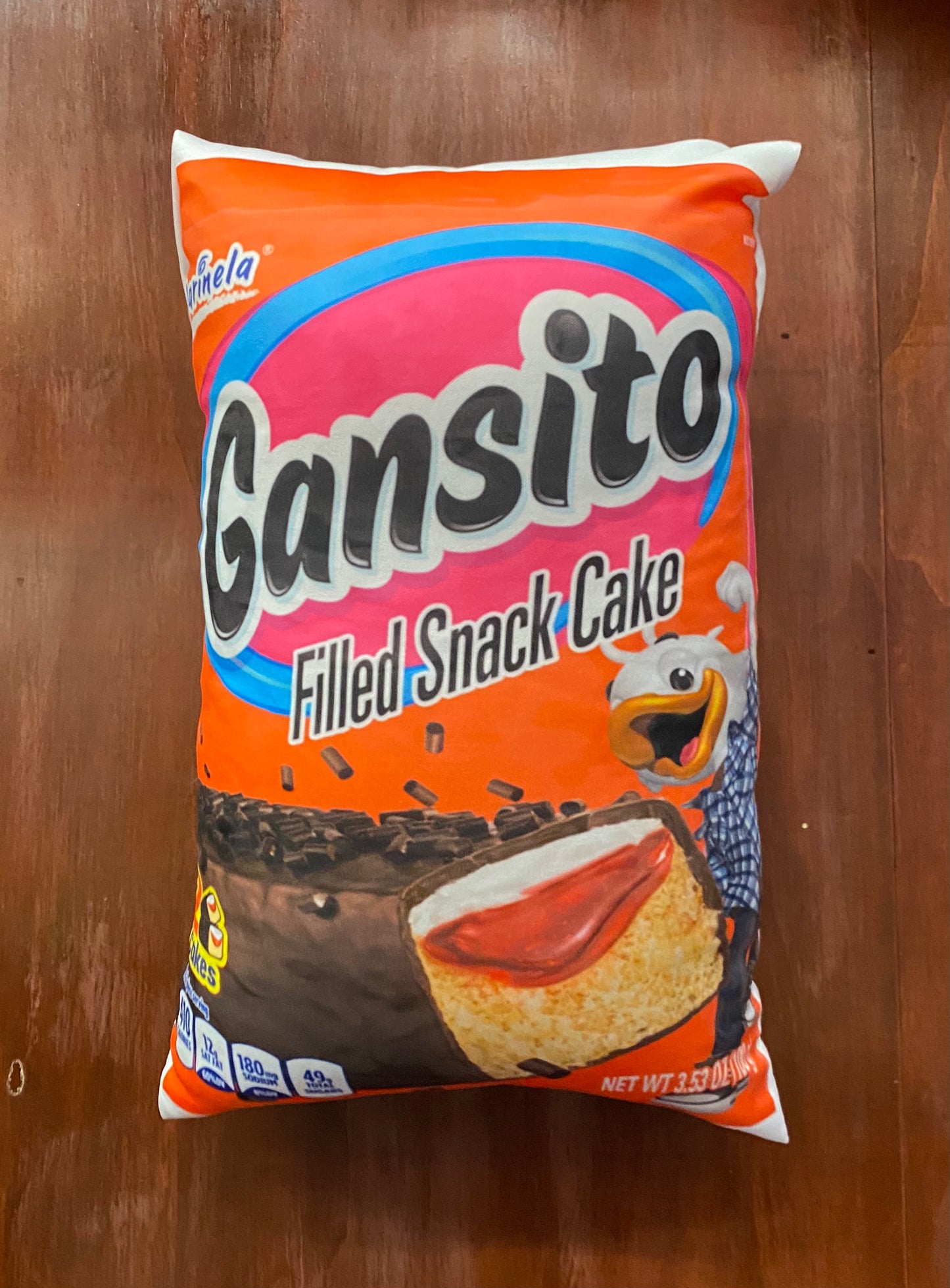 Gansito Marinela Snack Cake Pillow