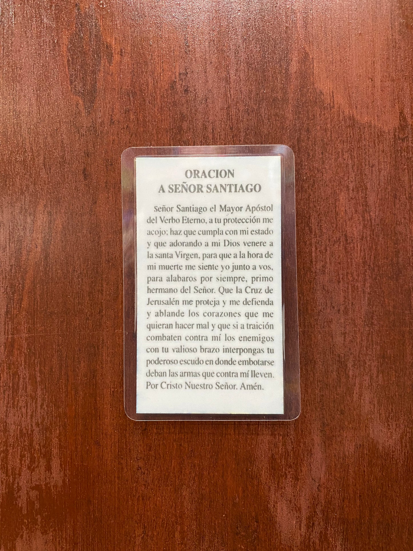 Señor Santiago Stamp