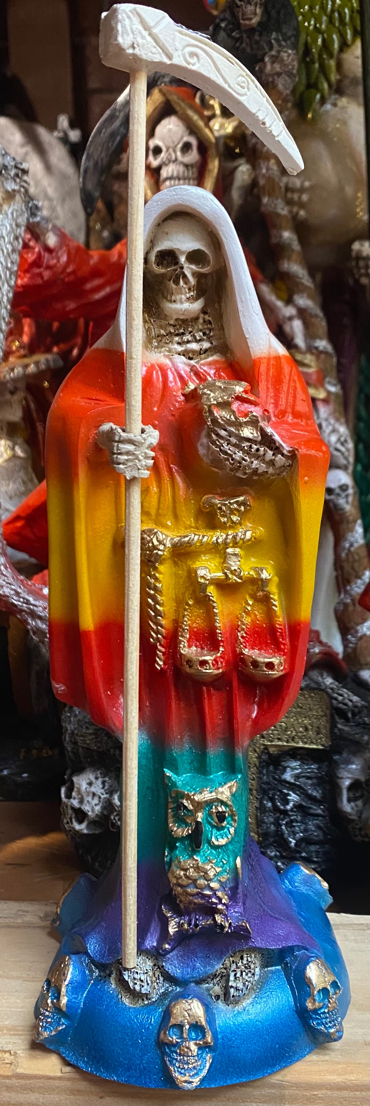 Santa Muerte 7 Potencias Small Statue