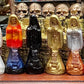 Mini Black Santa Muerte Statue