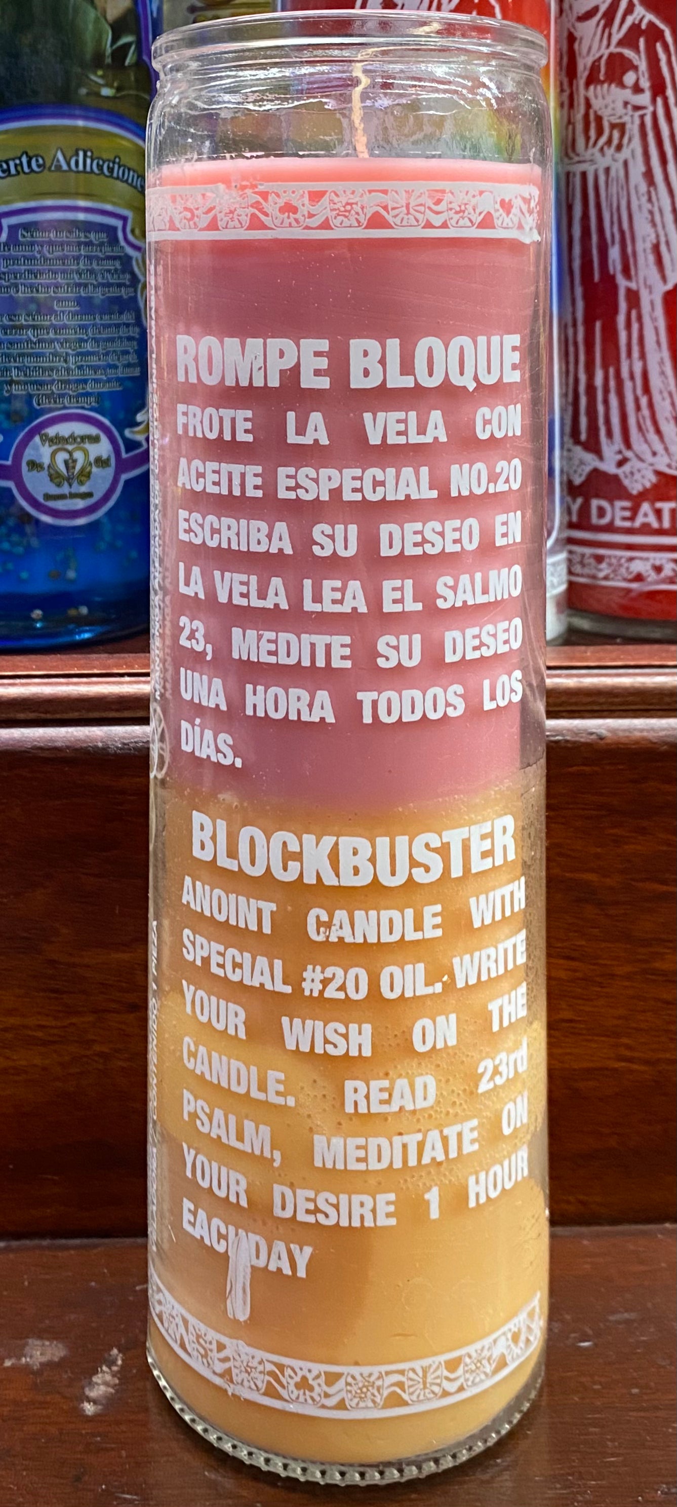 Rompe Bloque/ Block Buster Candle