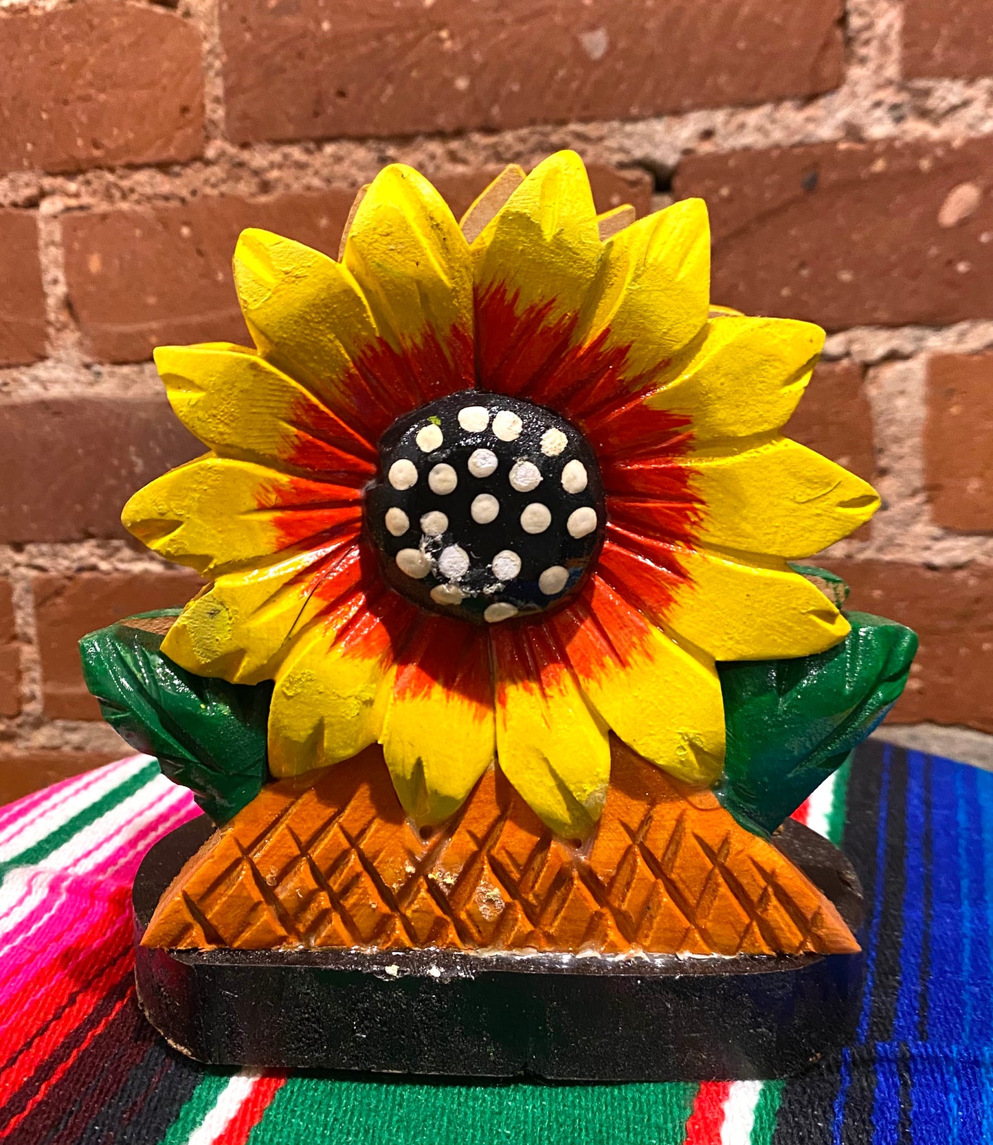 Yellow and Orange Sunflower Napkin Holder