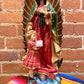 Virgen de Guadalupe con una niña Statue