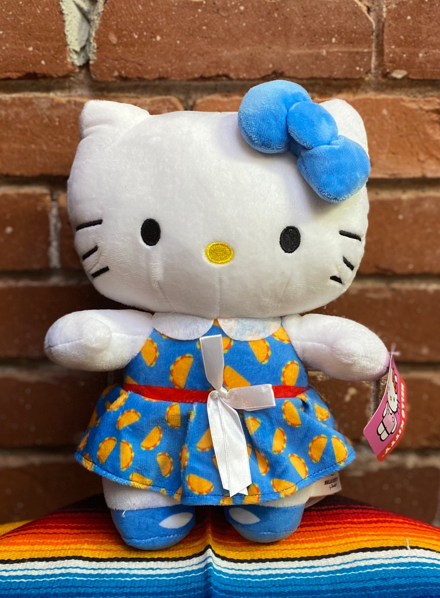 hello kitty blue dress plush Sanrio Hello Kitty Blue Striped Angel Plush | Here is a genu