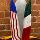 Mexican-American Flag Virgen de Guadalupe Statue