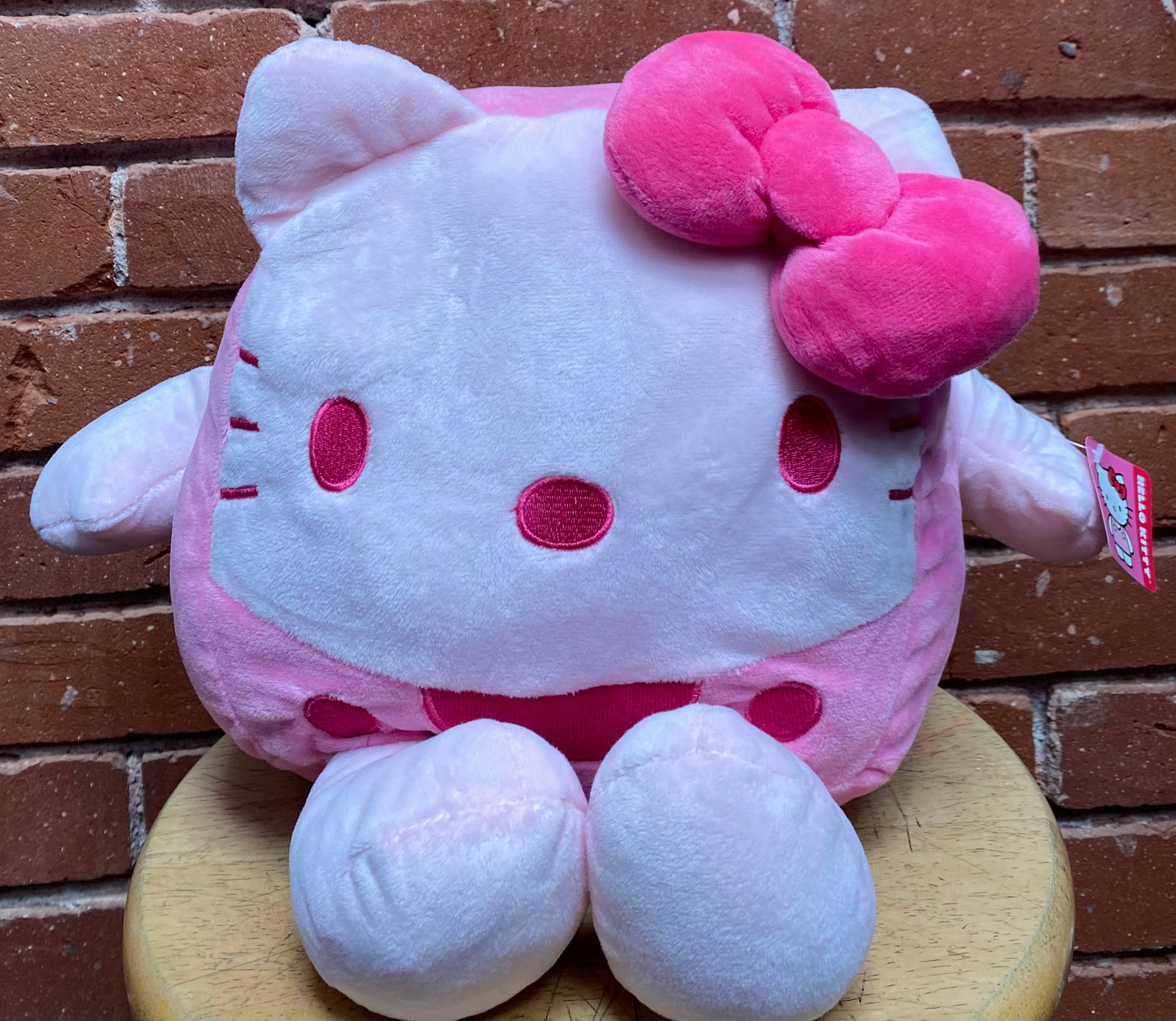 Hello Kitty Pink on Pink Cube Plush