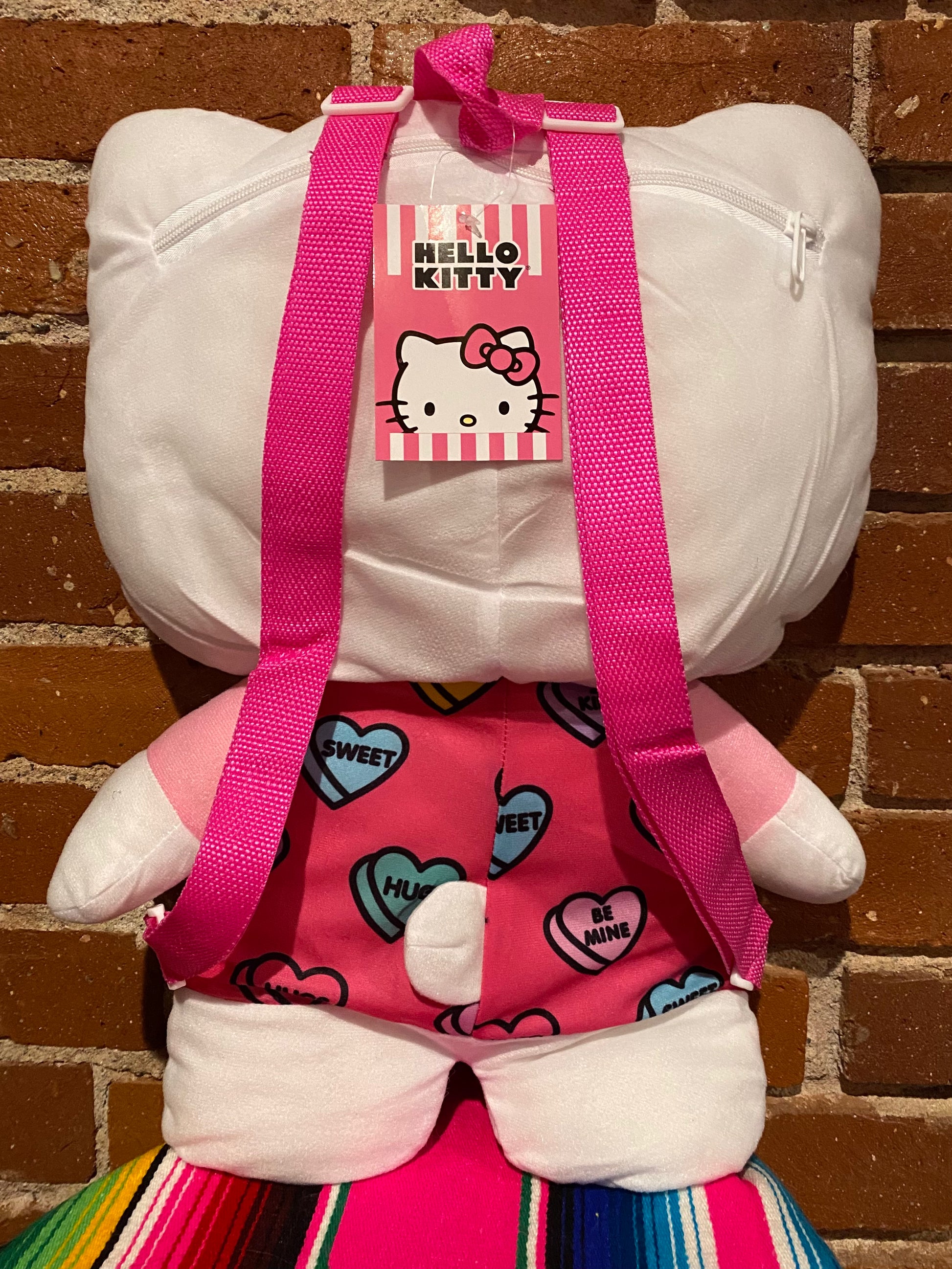 hello kitty baby backpack Hello Kitty Sweetheart Overall Backpack Plush – Ana's Everything Store
